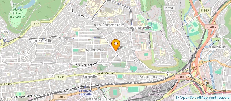 localisation de l'entreprise SANOUAM à LE HAVRE