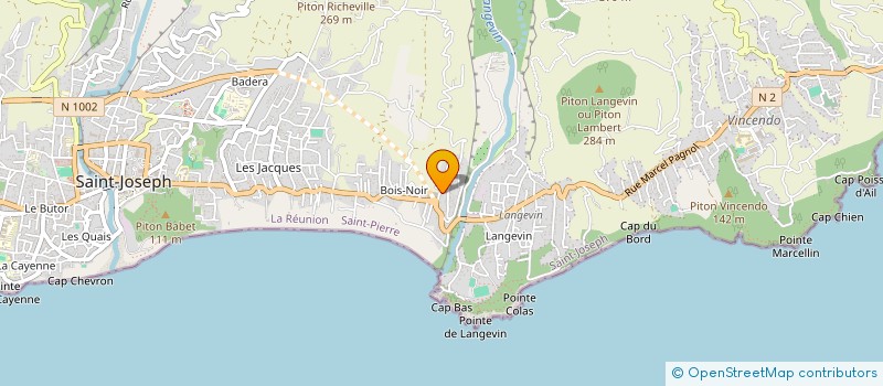 localisation de l'entreprise SANOUSSA à SAINT-JOSEPH