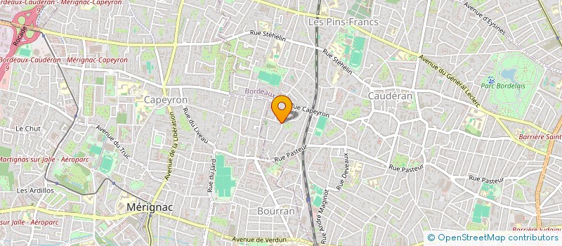 localisation de l'entreprise SANOUSSI  BORDEAUX