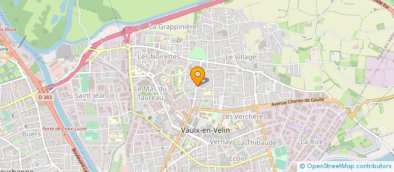 localisation de l'entreprise SANOVIA CONSULTING GROUP  VAULX-EN-VELIN