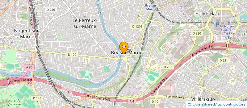 localisation de l'entreprise SANOVYEL à BRY-SUR-MARNE