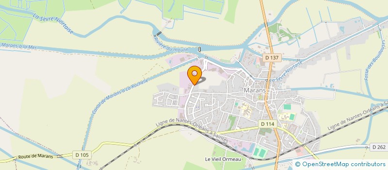 localisation de l'entreprise SANPA  MARANS