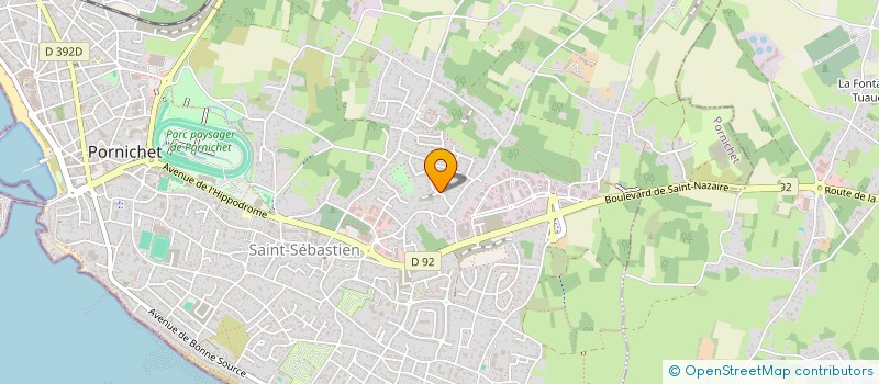 localisation de l'entreprise SANPACLAM  PORNICHET