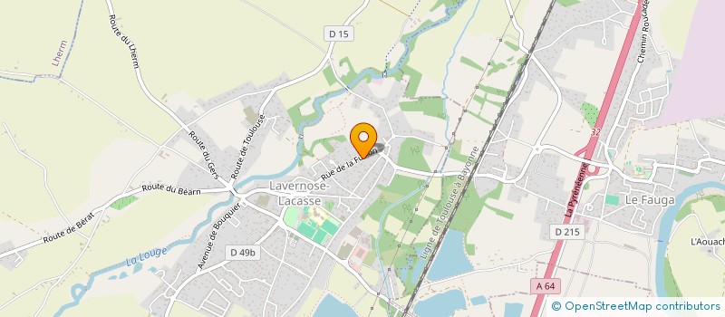 localisation de l'entreprise SANPAT  LAVERNOSE-LACASSE