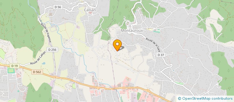 localisation de l'entreprise SANPHI à MONTAUROUX