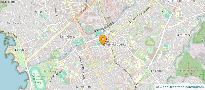 localisation de l'entreprise SANPHI TRADE à MARSEILLE