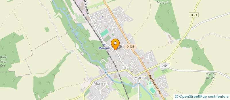 localisation de l'entreprise SANPHIL à MOREUIL