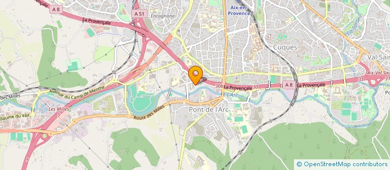 localisation de l'entreprise SANPI à AIX-EN-PROVENCE