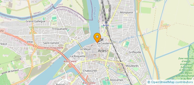 localisation de l'entreprise SANPIERRE  ARLES