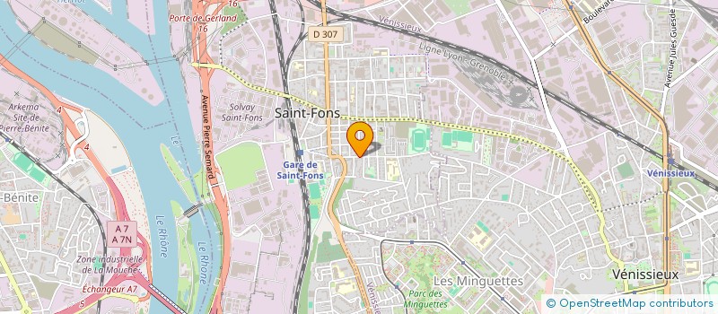 localisation de l'entreprise SANR BERNE TT  SAINT-FONS