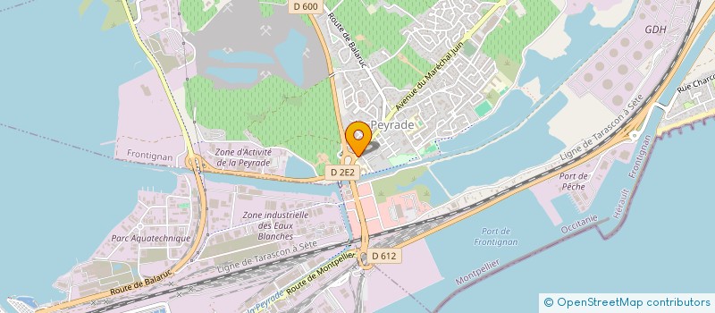 localisation de l'entreprise SANRO à FRONTIGNAN