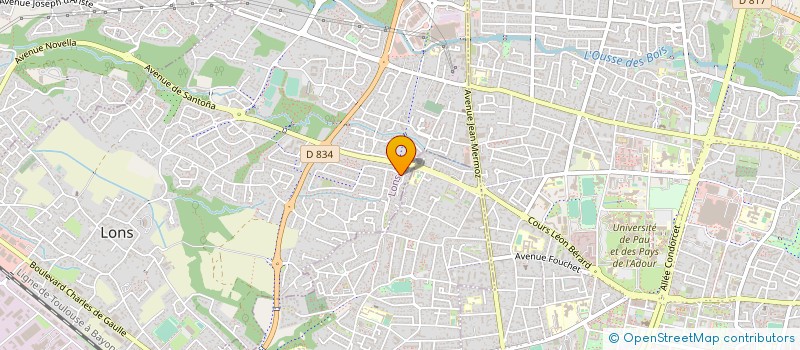 localisation de l'entreprise SANS CONTREFA'SONS  LONS