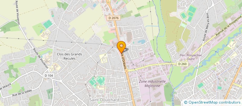 localisation de l'entreprise SANS DESSUS DESSOUS  SAINT-DOULCHARD