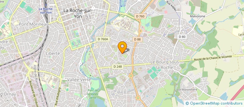 localisation de l'entreprise SANS DIFFERENCE, 1000 ESPERANCES à LA ROCHE-SUR-YON