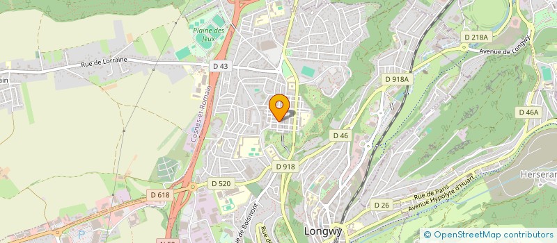 localisation de l'entreprise SANS EGAL à LONGWY