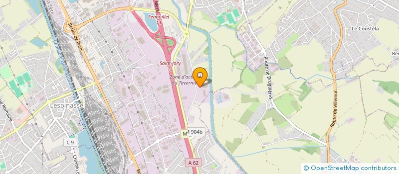 localisation de l'entreprise SANS ET FILS SARL à BRUGUIERES