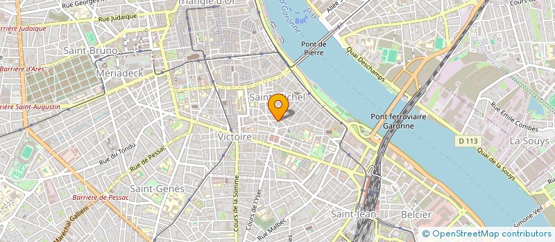 localisation de l'entreprise SANS EXCLUSION - SANS ACTION NUL SOUTIEN à BORDEAUX