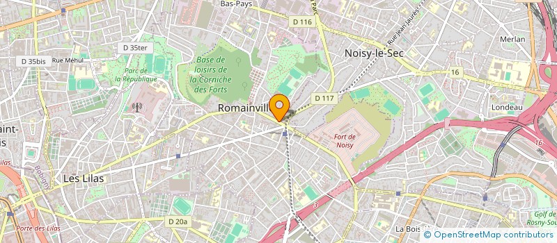 localisation de l'entreprise SANS FAUTE  ROMAINVILLE
