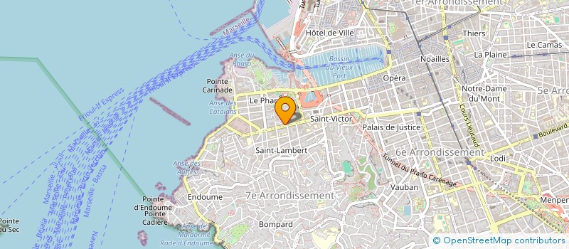 localisation de l'entreprise SANS FAUTE à MARSEILLE