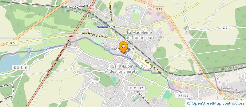 localisation de l'entreprise SANS FAUX PLIS à NONANCOURT