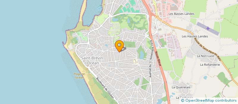 localisation de l'entreprise SANS FLEURY FAMILLE IMMO à SAINT-BREVIN-LES-PINS