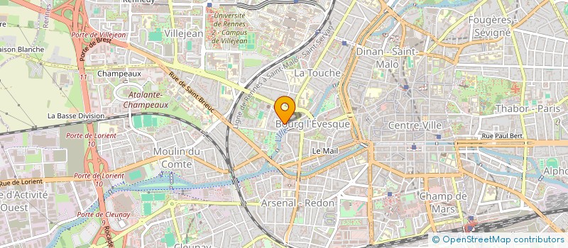 localisation de l'entreprise SANS FRONTIERES CONSEIL INVEST  RENNES