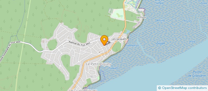 localisation de l'entreprise SANS IFP  LEGE-CAP-FERRET