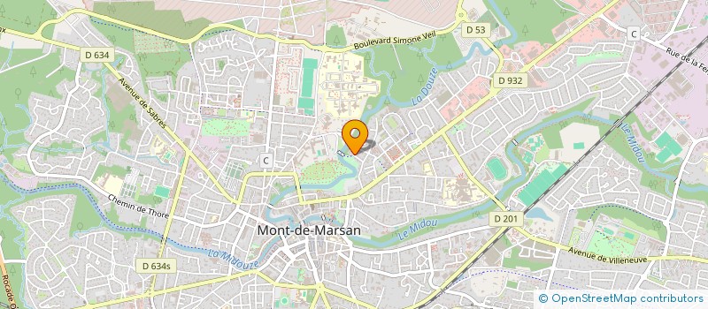 localisation de l'entreprise SANS L'ART T'ES RIEN !  MONT-DE-MARSAN