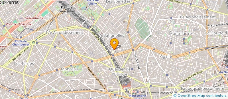 localisation de l'entreprise SANS LA NOMMER  PARIS 17