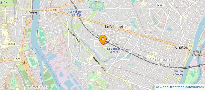 localisation de l'entreprise SANS LACTOSE à LE VESINET