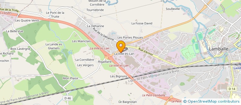 localisation de l'entreprise SANS LAMBALLAGE  ERQUY