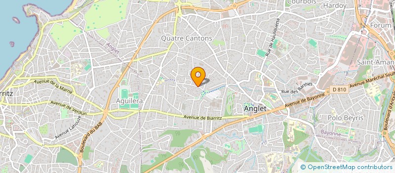 localisation de l'entreprise SANS MICKAEL CONSTRUCTION à ANGLET