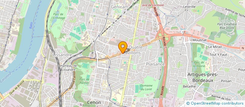 localisation de l'entreprise SANS PERE ET FILS à CENON