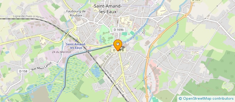 localisation de l'entreprise SANS PERMIS CENTER  SAINT-AMAND-LES-EAUX