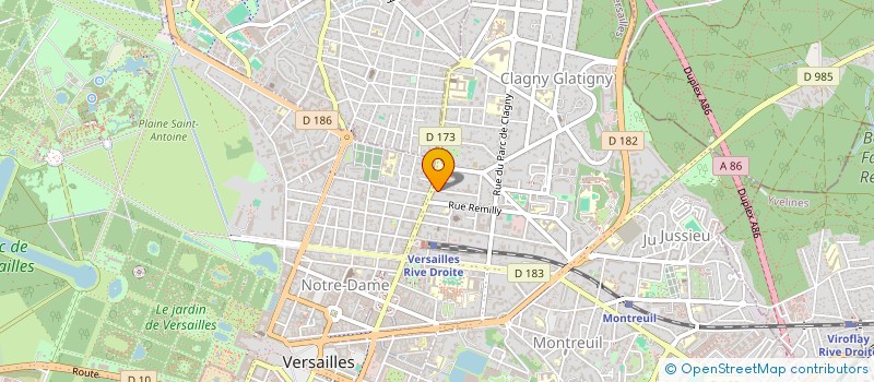 localisation de l'entreprise SANS RESERVE à VERSAILLES