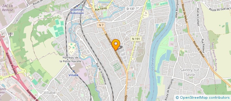 localisation de l'entreprise SANS SOUCI à CORBEIL-ESSONNES