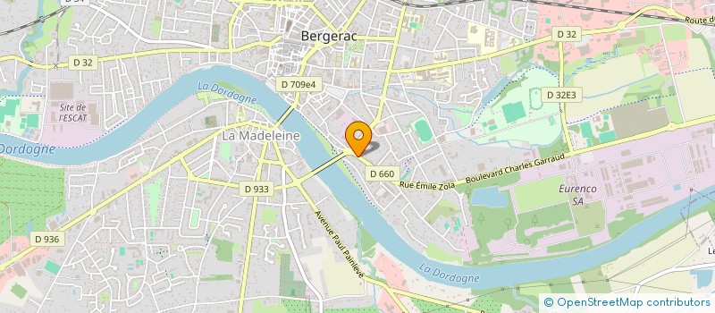 localisation de l'entreprise SANS SOUCI à BERGERAC