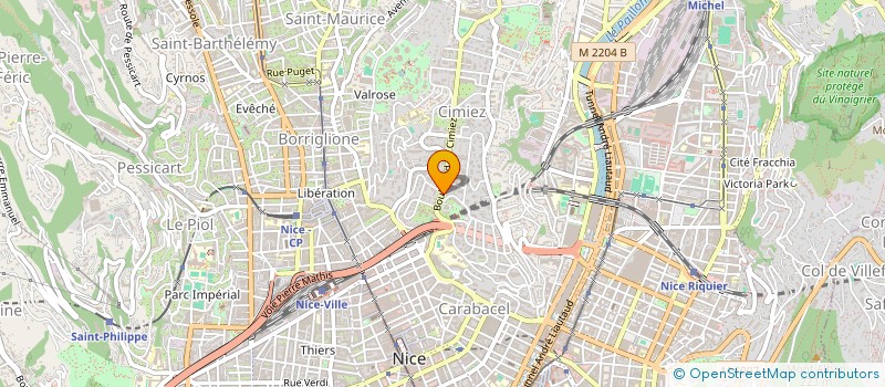 localisation de l'entreprise SANS-SOUCI à NICE
