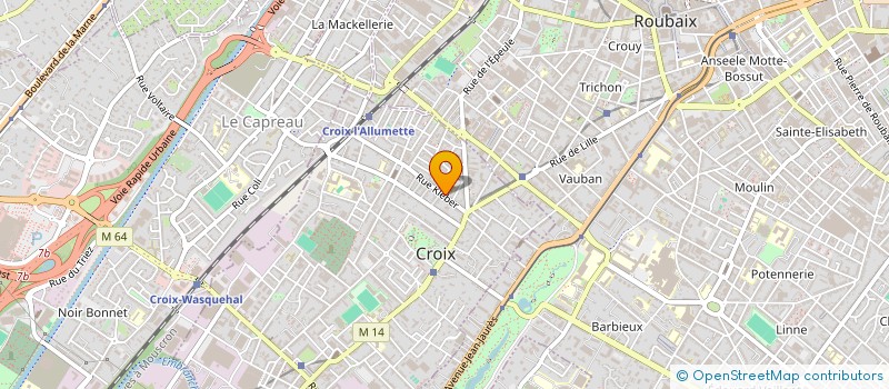 localisation de l'entreprise SANS TAMBOUR NI TROMPETTE  CROIX