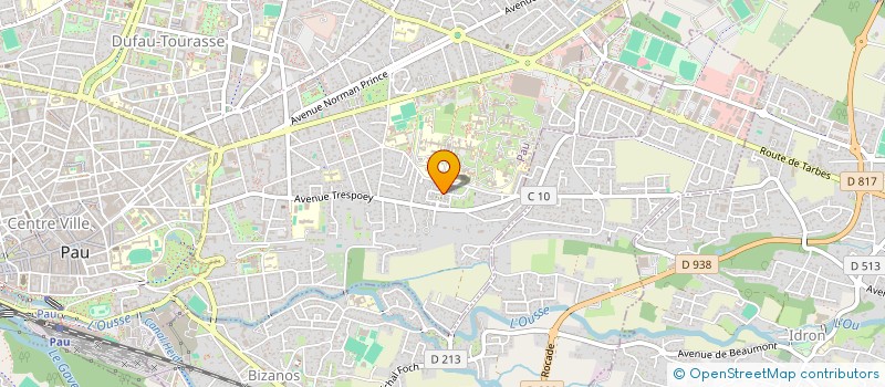 localisation de l'entreprise SANS TE à PAU
