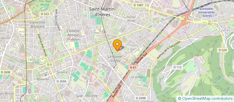 localisation de l'entreprise SANS-TITRE N.2  SAINT-MARTIN-D'HERES