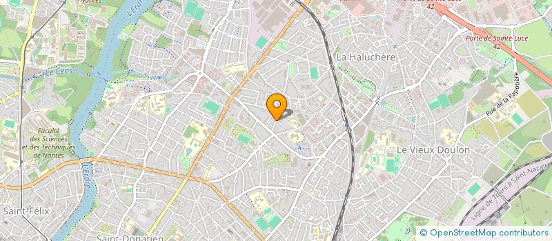 localisation de l'entreprise SANS TREMA à NANTES