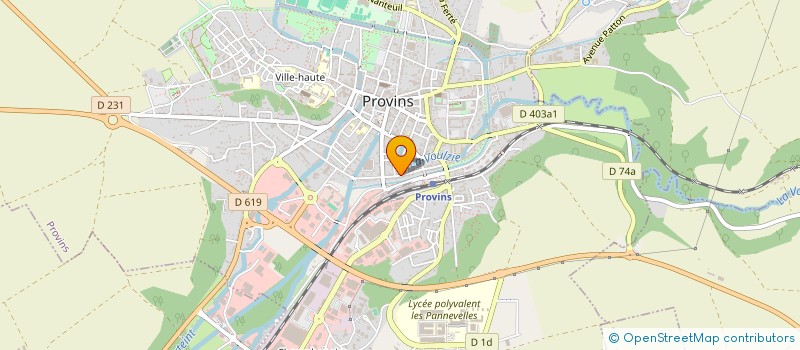 localisation de l'entreprise SANS UN SOU  PROVINS