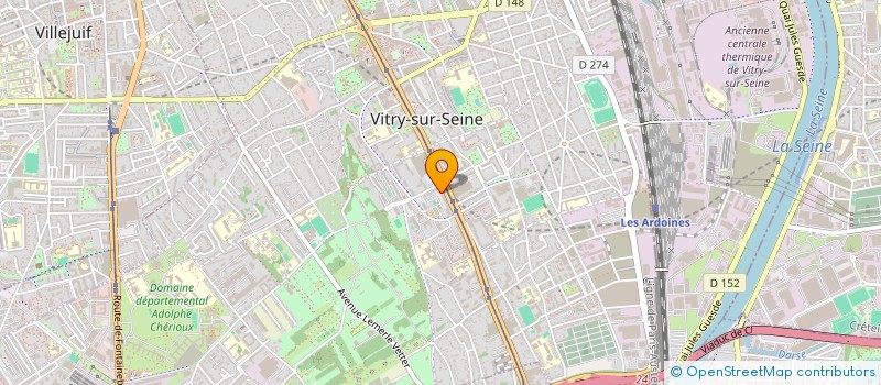 localisation de l'entreprise SANSANLACLAK TRAVEL à VITRY-SUR-SEINE