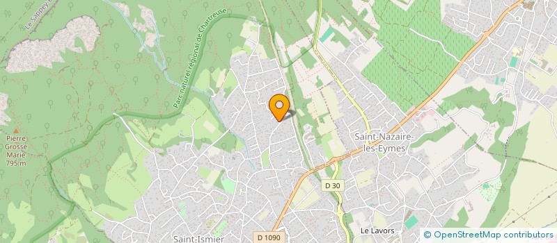 localisation de l'entreprise SANSAR  SAINT-ISMIER