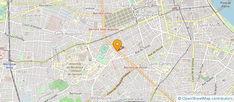 localisation de l'entreprise SANSARIC à CASTRES-GIRONDE