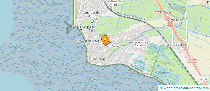 localisation de l'entreprise SANSBAC à CHATELAILLON-PLAGE