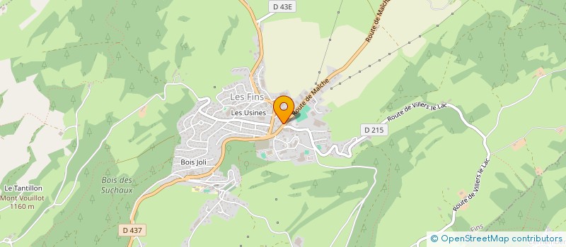 localisation de l'entreprise SANSEIGNE  LES FINS