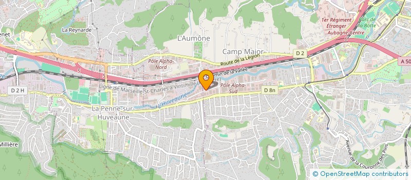 localisation de l'entreprise SANSEN ASSOCIES à AUBAGNE