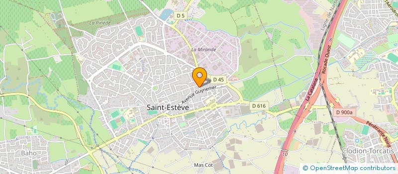 localisation de l'entreprise SANSIMES  SAINT-ESTEVE
